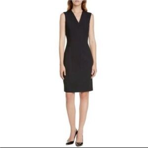 Ted Baker Black V-Neck Midi Dress